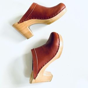 Sven No.6 high heel wooden clog size 35 (6)